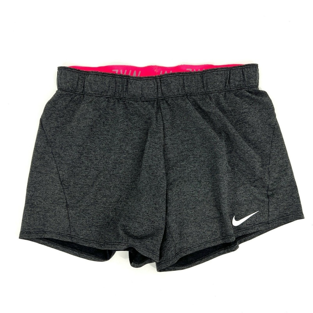 Nike Dry Attack Shorts Womens Size Medium Gray Dri Fit Athletic Running Training - Picture 2 of 9